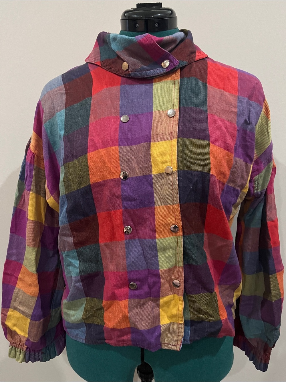 Santa Cruz Multicolor Plaid Snap-Front Shirt Jacket